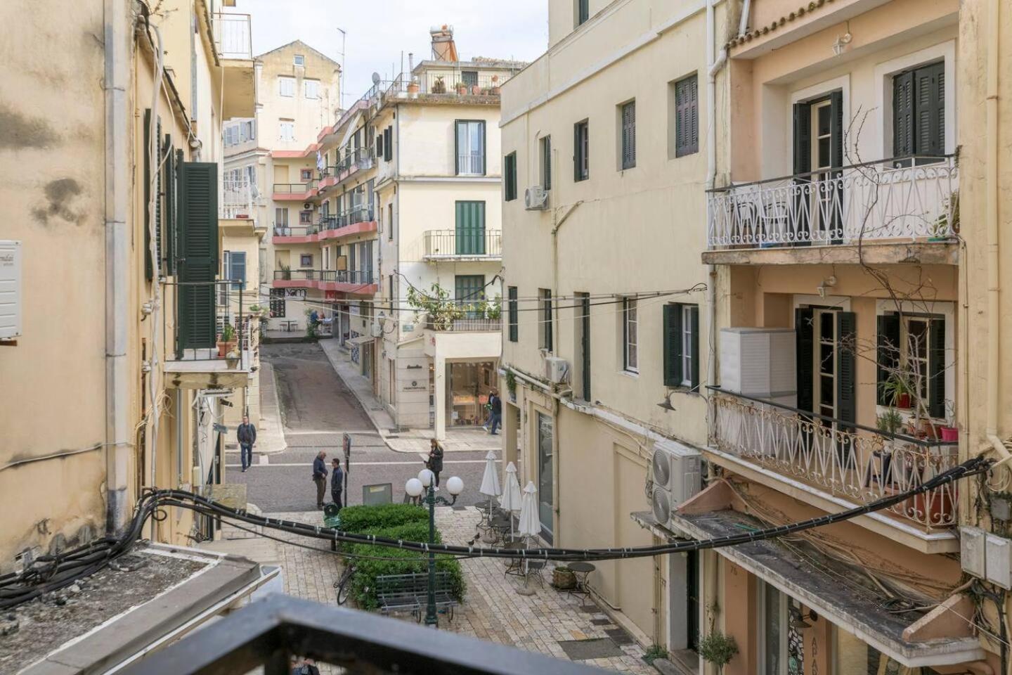 Апартаменты Corfu Downtown #2 Экстерьер фото